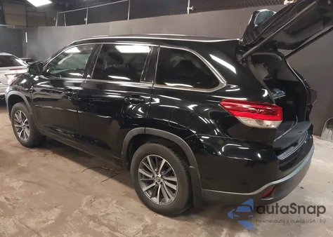 2018 Toyota Highlander Xle from USA, damaged, VIN 5TDJZRFH9JS494224